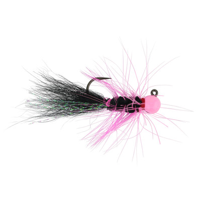 Widow Maker Lures Tungsten Bugger Jig Pink - Black