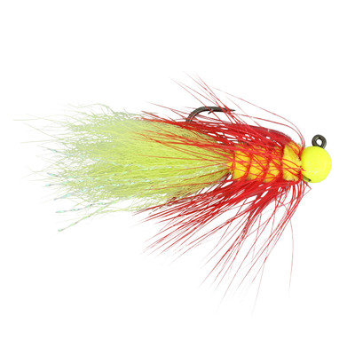 Widow Maker Lures Tungsten Bugger Jig Red - Yellow