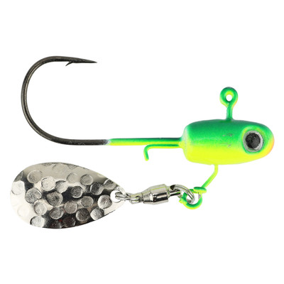 Widow Maker Lures Tungsten Underspin Jig Glow Firetiger