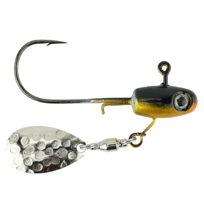 Widow Maker Lures Tungsten Underspin Jig Glow Gold-Black