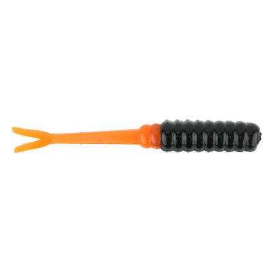 Ol' Blue Tackle Fluke Soft Bait Black/Orange