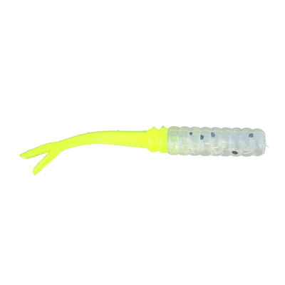 Ol' Blue Tackle Fluke Soft Bait Bling/Chartreuse