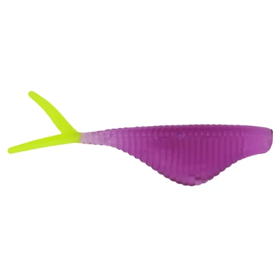Ol' Blue Tackle Small Fry Soft Bait - Grape/Chartreuse