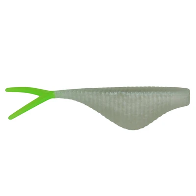 Ol' Blue Tackle Small Fry Soft Bait - Pearl/Limetreuse