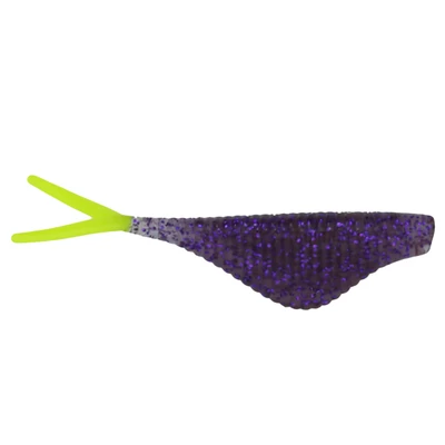 Ol' Blue Tackle Small Fry Soft Bait - Purple/Chartreuse