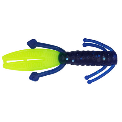 Ol' Blue Tackle Teaser Soft Bait KC Blue/Chartreuse