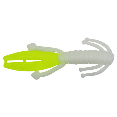 Ol' Blue Tackle Teaser Soft Bait White/Chartreuse