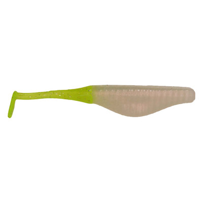 Ol' Blue Tackle Paddle Fry Soft Bait Pearl/Chart