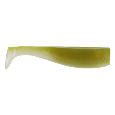 No Live Bait Needed Paddle Tails Green Back