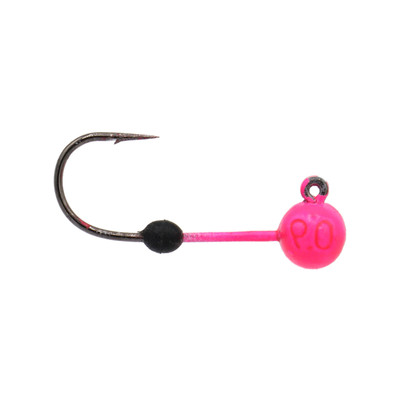 Eurotackle Micro Finesse Tungsten Jig Head - Size 6 Hook Pink
