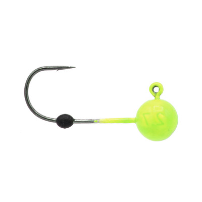 Eurotackle Micro Finesse Tungsten Jig Head - Size 4 Hook Chartreuse
