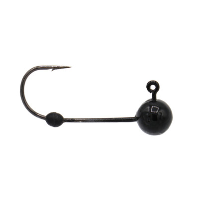 Eurotackle Micro Finesse Tungsten Jig Head - Size 4 Hook Black