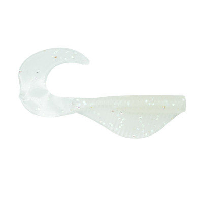 6th Sense Curly Clobber Minnow Ghost Ice Minnow