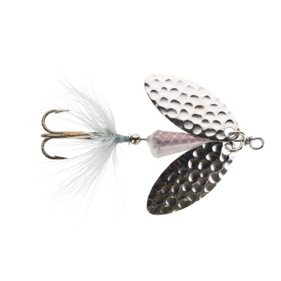 Worden's Double Flash Rooster Tail Gray Minnow