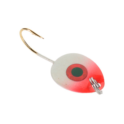 JB Lures Gem-N-Eye Gold Back Series Jig Red-Glow