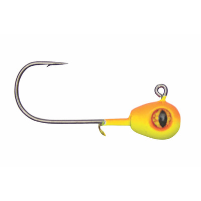 Mission Tackle Tungsten Heavy Metal Jig Chartreuse-Orange