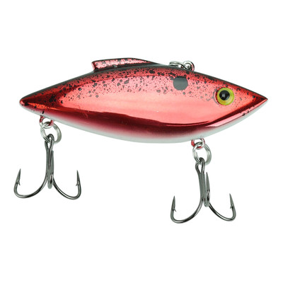 Bill Lewis Rat-L-Trap Red Side/White Side Black Splatter Back
