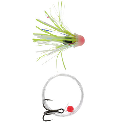Ice Strong Too Strong Premium Mini Trolling Flies Yellow Killer