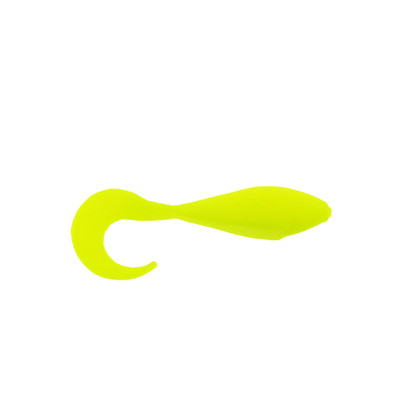 Panfish Assassin Curly Shad Limetreuse