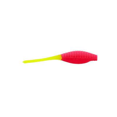 Panfish Assassin 2" Pro Tiny Shad Pink/Limetreuse Tail
