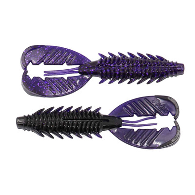 X Zone Lures Pro Series Adrenaline Craw Purple Shadow