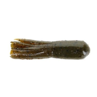 X Zone Lures Scented Stealth Tube Green Pumpkin Black Flake