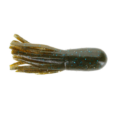 X Zone Lures Scented Stealth Tube Green Pumpkin Blue Flake