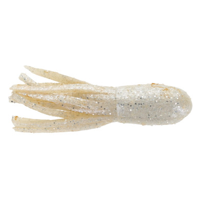 X Zone Lures Scented Stealth Tube Pearl Silver Flake