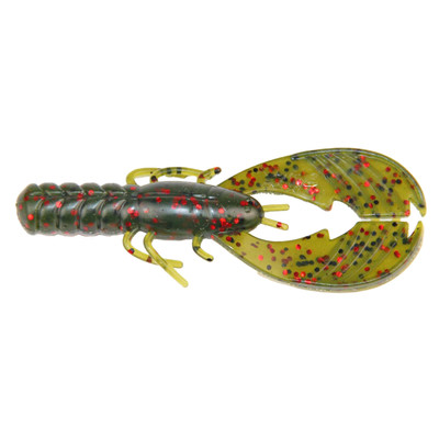 X Zone Lures Pro Series Muscle Back Craw Watermelon Red Flake