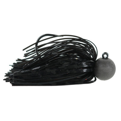 Beast Coast Hand-Tied Tungsten Compound O.W. Sniper Football Jig Stealth Midnight