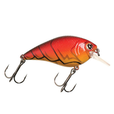 Xcite Baits XB-1 Rattling Squarebill Crankbait Fire Craw