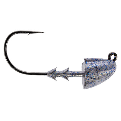Buckeye Lures Shocker Swimbait Head Blue Glimmer
