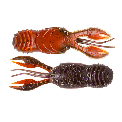 Great Lakes Finesse Juvy Craw Brown Purple Orange Belly