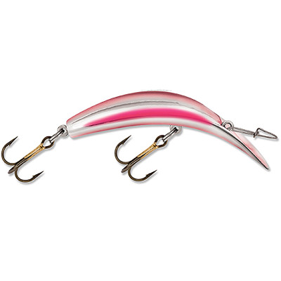 Luhr Jensen Kwikfish X-Treme Red Chrome Pink Streak