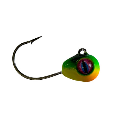 Mission Tackle Short Shank Tungsten Heavy Metal Jig Firetiger