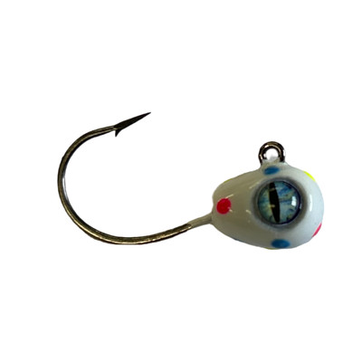 Mission Tackle Short Shank Tungsten Heavy Metal Jig Wonderbread