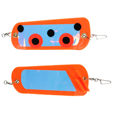Ice Strong Coho Crusher Flasher Orange Dots