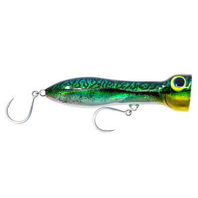 Nomad Design Chug Norris Popper Silver Green Mackerel