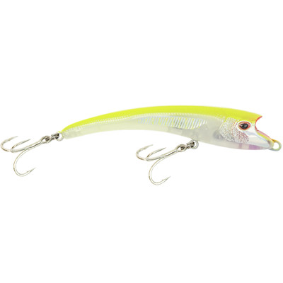 Nomad Design Maverick Autotune Suspending Jerkbait Chartreuse Shad