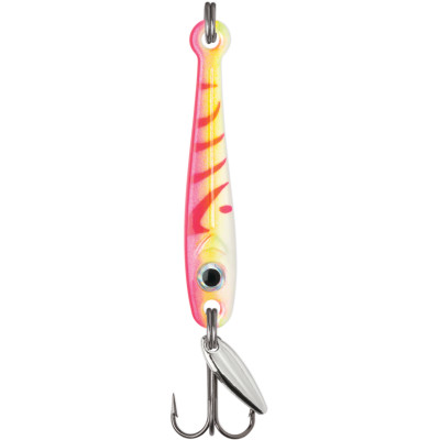 VMC Tungsten Torpedo Ice Jigging Spoon Glow Pink Fire UV