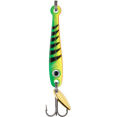 VMC Tungsten Torpedo Ice Jigging Spoon Glow Firetiger