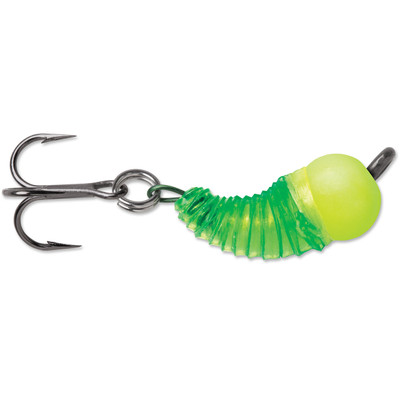 VMC Tungsten BugBite Ice Jig Glow Chartreuse