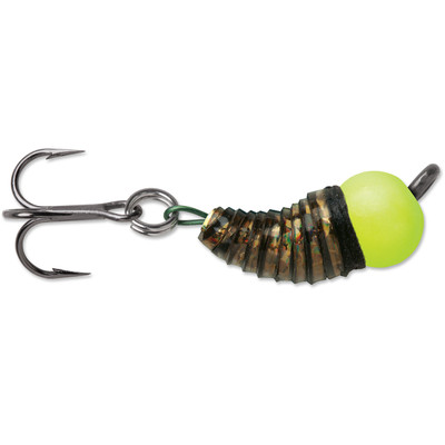 VMC Tungsten BugBite Ice Jig Glow Chartreuse Flash