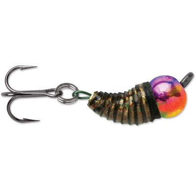 VMC Tungsten BugBite Ice Jig Metallic Rainbow Flash