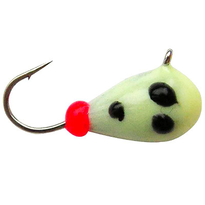 Fiskas Epoxy & Metallic Wolfram Tungsten Jig: Sunbeam Bread/Glow; 3 mm