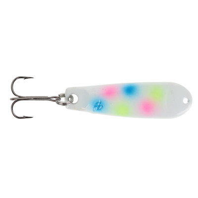 Fish Bum Heavy Hitter Tungsten Jigging Spoon Glow Wonderbread