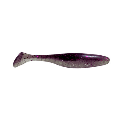 Fish Bum Raddletail Swimbait Purple Shiner