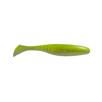 Fish Bum Raddletail Swimbait Chartreuse Pearl