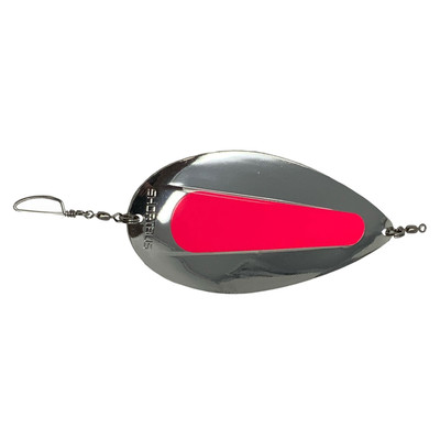 Shortbus Kokanee Dodger Pure Silver - Pink Tape Center