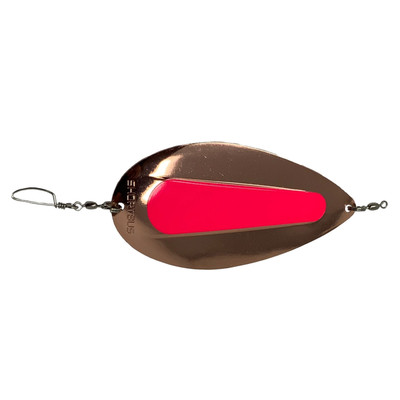 Shortbus Kokanee Dodger Copper - Pink Tape Center